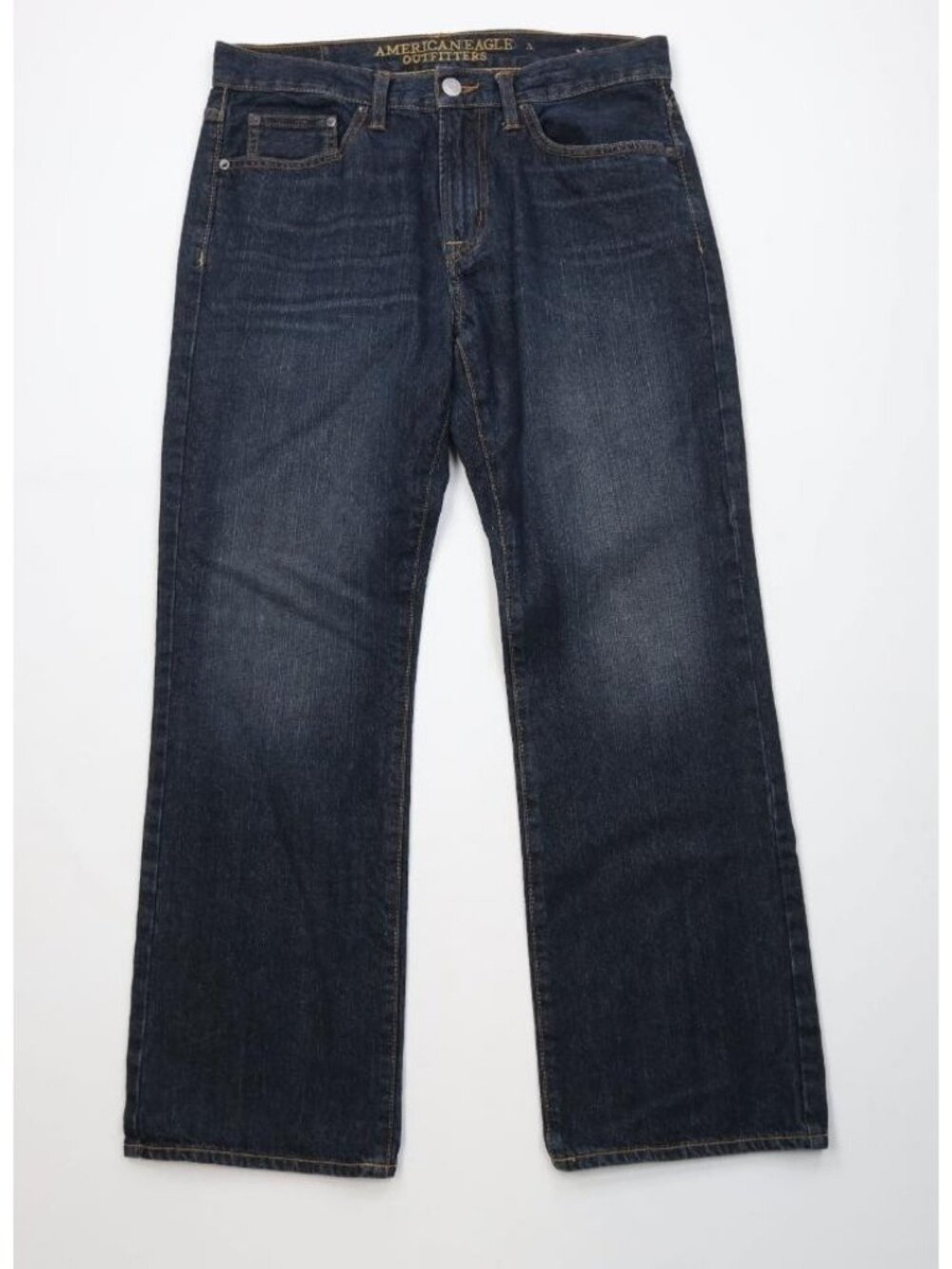 Vintage Y2K American Eagle Outfitters Mens 32x32 Faded Bootcut Wide Leg Jeans
